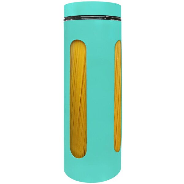 Blue Donuts Blue Donuts 60oz Stainless Steel Canister with Window - Turquoise - BD3927175