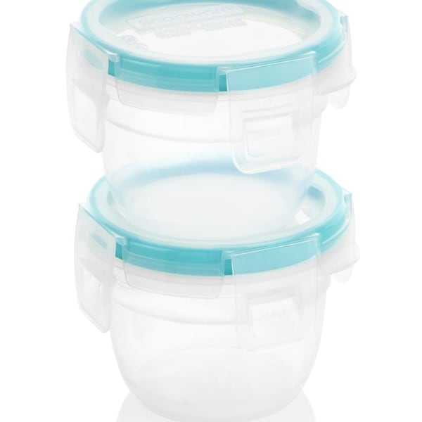 Snapware Total Solutions Food Storage Container, 1.2 Cups, Plastic, 4-1/4 in Dia, 3-1/4 in H - 1111576