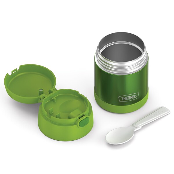 Thermos 10-Ounce FUNtainer Vacuum-Insulated Stainless Steel Food Jar (Lime) - F3100LM6