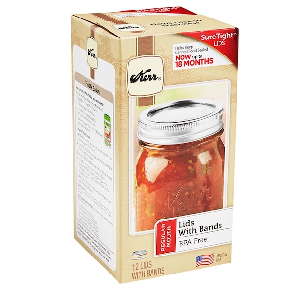 Kerr Kerr Regular Mouth Canning Lids and Bands 1 pk - 2139297