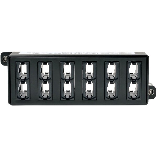 Tripp Lite Fiber Cassette, 100Gb/120Gb, 12 MTP/MPO - N484-12M24