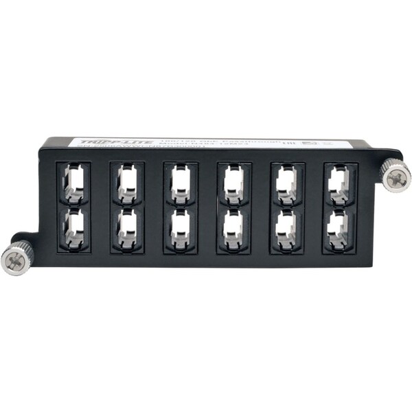 Tripp Lite Fiber Cassette, 100Gb/120Gb, 12 MTP/MPO - N484-12M24
