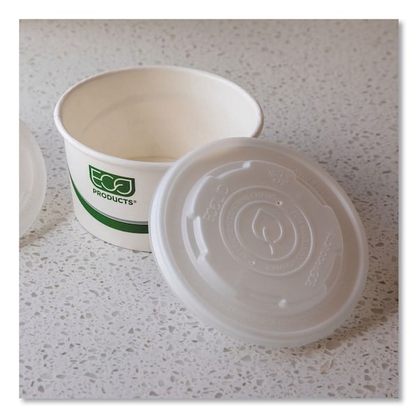 Eco-Products EcoLid Renew and Comp Food Container Lids for 12, 16, 32 oz, PK500 - EP-ECOLID-SPL