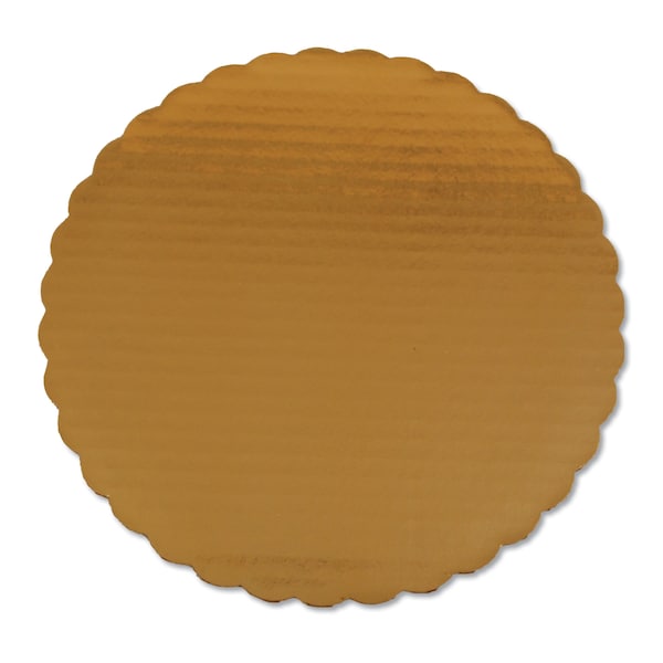 Sct Cake Pads, 10" Dia, Gold, PK200 - SCH 1615