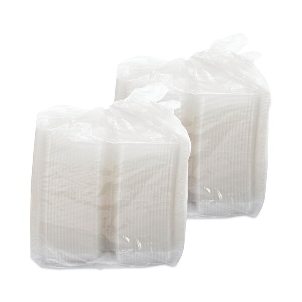 Dart StayLock Clear Hinged Lid Containers, 50.2 oz, 6.8 x 13.4 x 2.6, 200PK - C90UT1