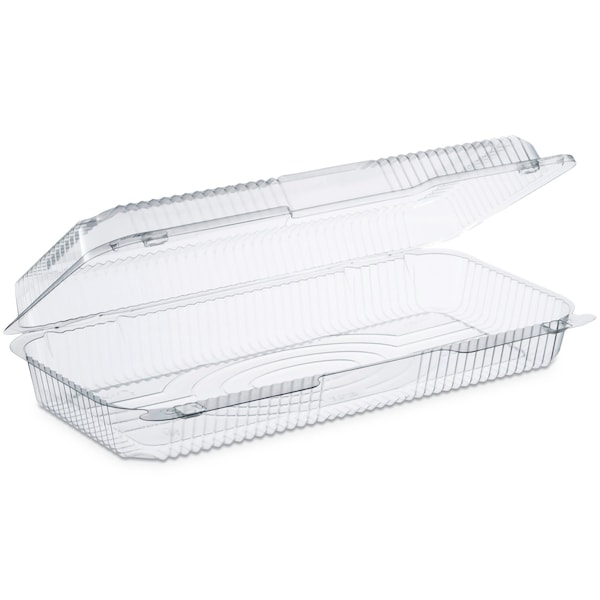 Dart StayLock Clear Hinged Lid Containers, 50.2 oz, 6.8 x 13.4 x 2.6, 200PK - C90UT1