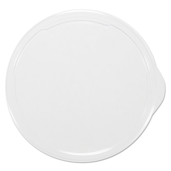 Dart PresentaBowls Clear Flat Lids, 5.4" Diameter x 0.3" H, PK504, 504PK - C16BL