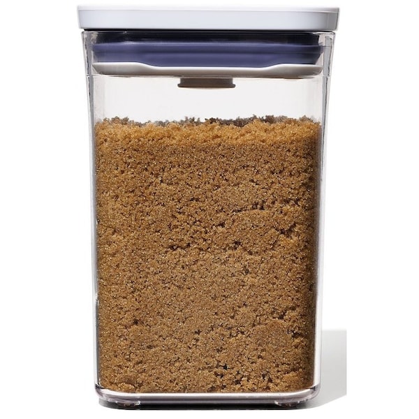 Oxo International Good Grips POP Food Container, 1.1 qt Capacity, Plastic, Clear, 4.3 in L, 4.3 in W, 6.3 in H - 11234000