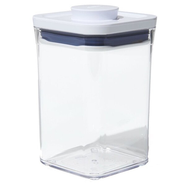 Oxo International Good Grips POP Food Container, 1.1 qt Capacity, Plastic, Clear, 4.3 in L, 4.3 in W, 6.3 in H - 11234000