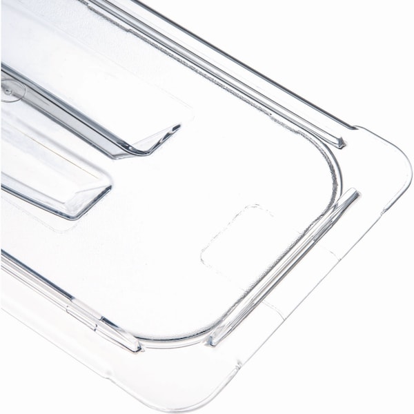 Carlisle Foodservice StorPlus Polycarbonate Handled Universal Lid, 7 x 12.5 x 0.88, Clear, Plastic - 10270U07