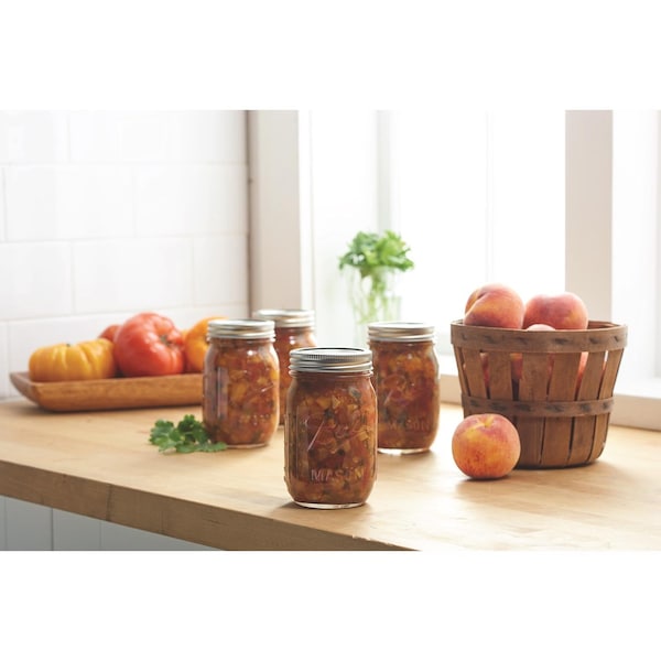 Ball Ball Regular Mouth Mason Jar 16 oz 12 pk - 61000