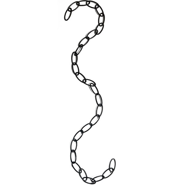 Blue Donuts Chain Extension for Hanging Baskets, Planters, Powder Black, 36 Inches - BD3542791