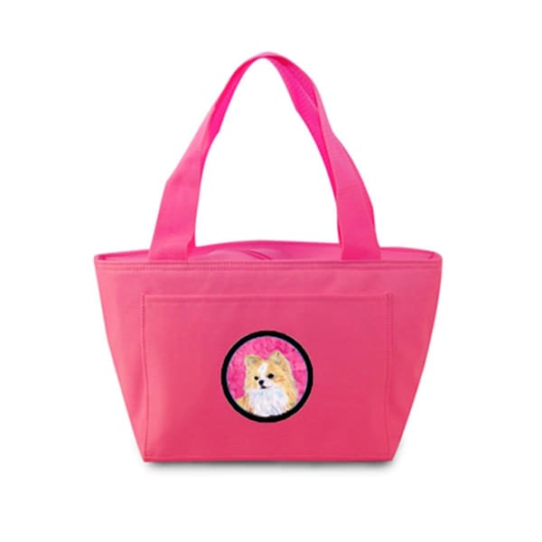 Carolines Treasures Pink Chihuahua Zippered Insulated School Washable And Stylish Lunch Bag Cooler - SS4750-PK-8808