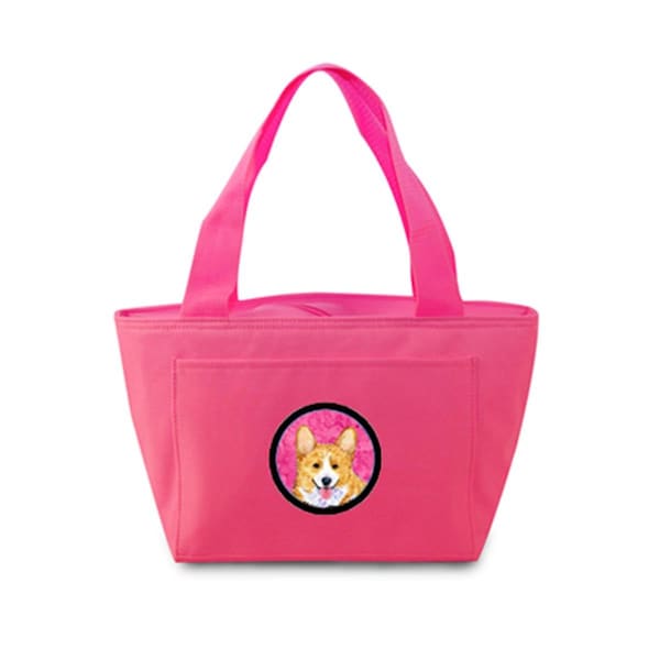 Carolines Treasures Pink Corgi Zippered Insulated School Washable And Stylish Lunch Bag Cooler - SS4762-PK-8808