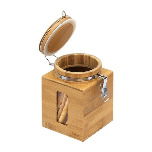 Furinno Furinno FK8959 Dapur Bamboo Tight Canister - 1.38 lbs - FK8959