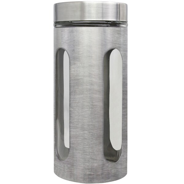 Blue Donuts Blue Donuts 44oz Stainless Steel Kitchen Storage Canister with Window - BD3926290