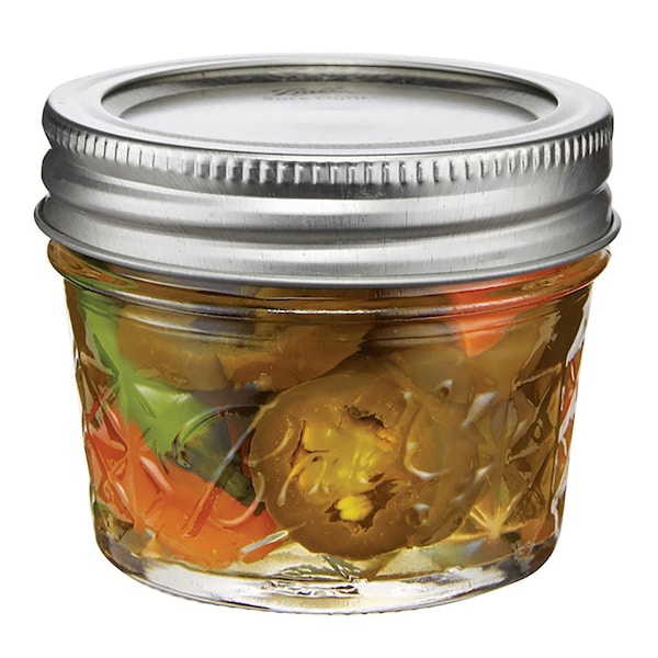 Ball Ball Quilted Crystal Regular Mouth Jelly Jar 4 oz 12 pk - 1440080400