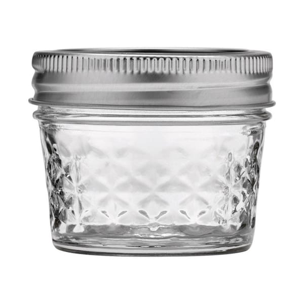 Ball Ball Quilted Crystal Regular Mouth Jelly Jar 4 oz 12 pk - 1440080400