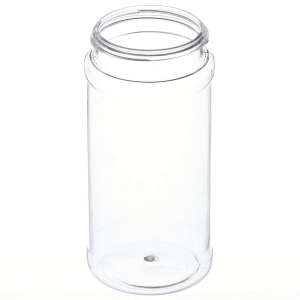 Zoro Select 16 oz Clear PET Plastic Spice Jar- 63-485 Neck Finish - 028580