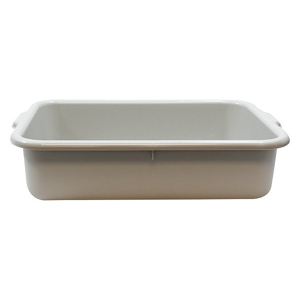Tablecraft Bus Tub/ Tote Box, 22"X16"X5", Hdpe, Gray - 1529G