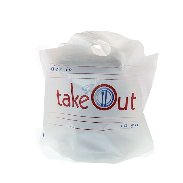 Amercareroyal Royal 19"x19"x9.5" 30 Mic Wave Top Togo Bag, PK500 - RPWB1919