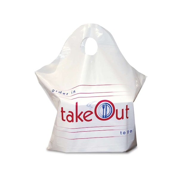 Amercareroyal Royal 19"x19"x9.5" 30 Mic Wave Top Togo Bag, PK500 - RPWB1919