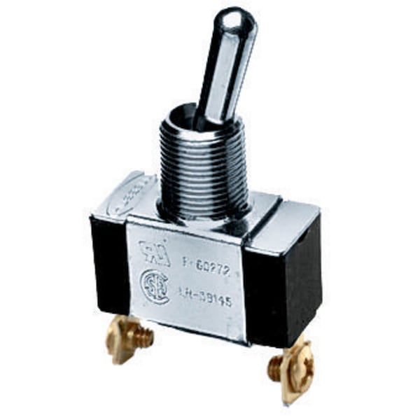 Hubbell Wiring Device-Kellems Grado Comercial, Montaje en Panel y Interruptores Especiales, Interruptores de Mango de Murciélago, Un Polo Un Tiro, 10A 250V/10A 125V, Terminales de Espada, - HBL11SP