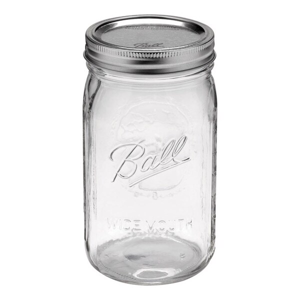 Ball Ball Wide Mouth Mason Jar 32 oz 12 pk - 67000