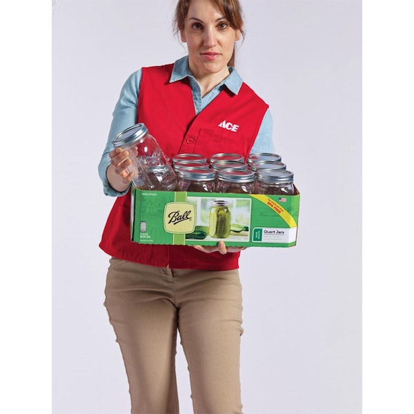 Ball Ball Wide Mouth Mason Jar 32 oz 12 pk - 67000
