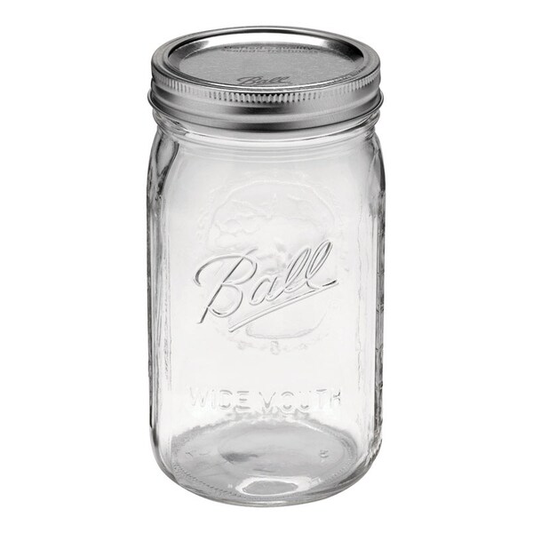 Ball Ball Wide Mouth Mason Jar 32 oz 12 pk - 67000
