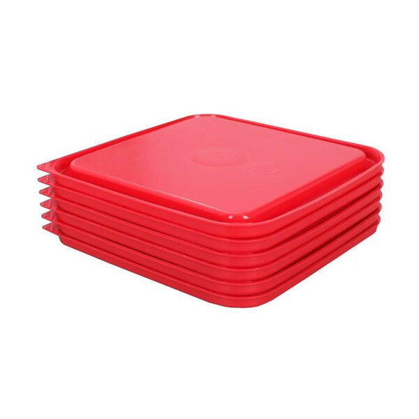 Cambro Cambro Square Winter Rose Lids Fits 6" And 8", PK6 - SFC6451