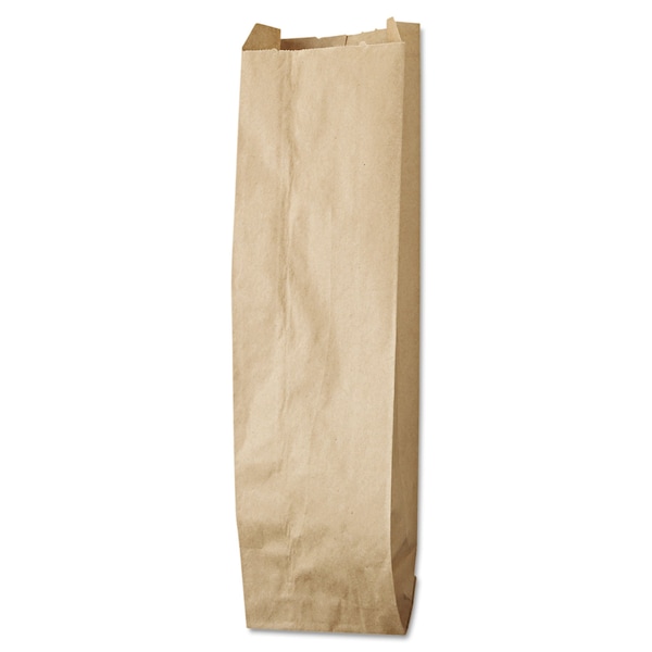 General Liquor-Takeout Quart-Sized Paper Bags, 4.25" x 2.5" x 16", Natural, PK500 - BAG LQQUART-500