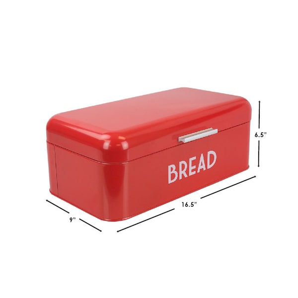 Hds Trading Metal Bread Box with Lid - ZOR96012