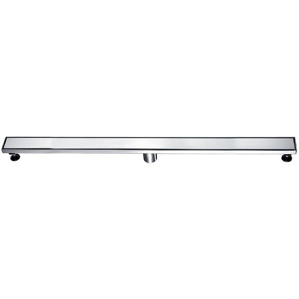 Dawn Dawn LVA470304 Stainless Steel Shower Drain Channel Side Outlet with Adjustable Feet -18 G - LVA470304