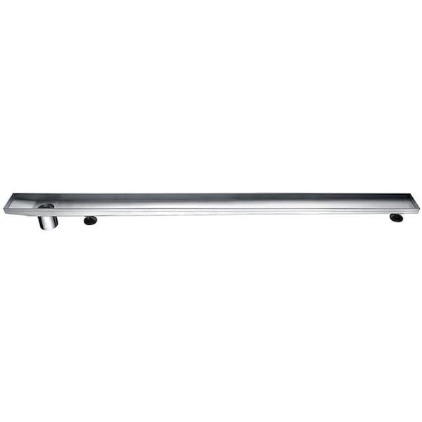 Dawn Dawn DHC470004 Stainless Steel Shower Drain Channel Side Outlet with Adjustable Feet - 47 in. - DHC470004