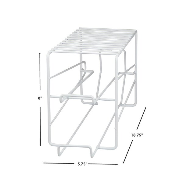 Hds Trading 2 Tier Can Dispenser, White - ZOR96028