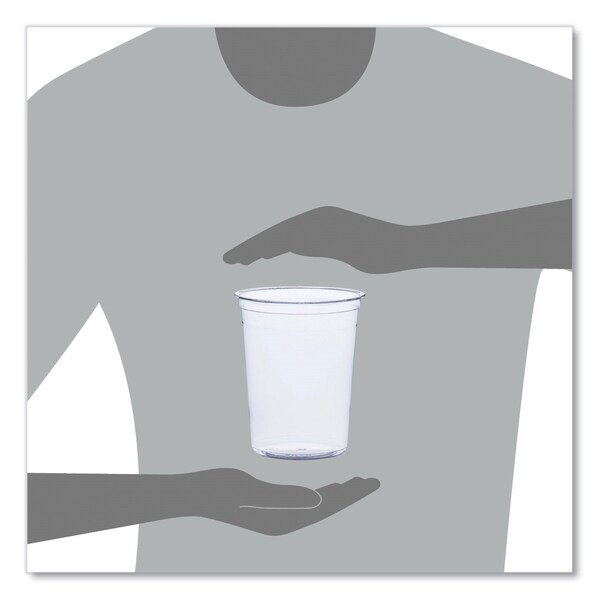 Dart Bare Eco-Forward RPET Deli Containers, 32 oz, Clear, 500PK - DM32R-0090