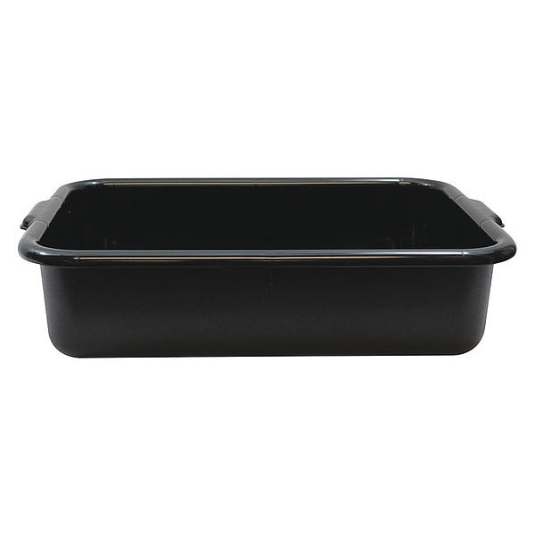 Tablecraft Recycled Bus Tub/Tote Box, Blk, 22"X16"X5" - 1529E