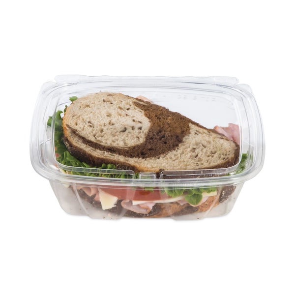 Dart ClearPac Container, 6.4 x 1.9 x 7.1, 24 oz, Clear, PK200 - CH24DEF