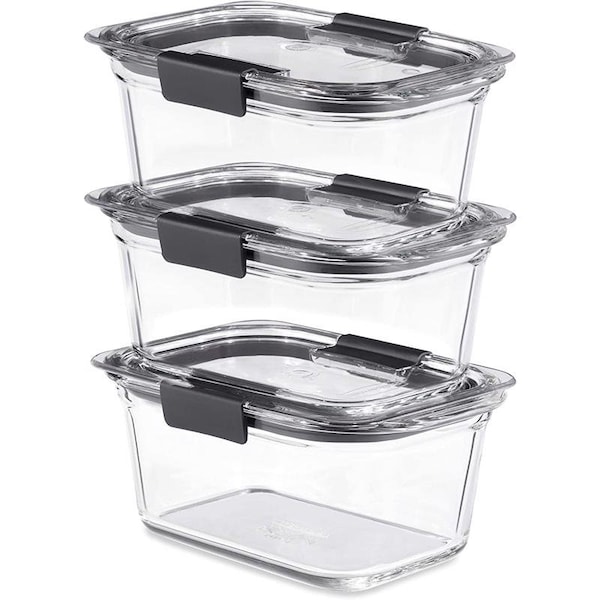 Rubbermaid Rubbermaid Brilliance Clear Food Container and Lid 3 pk - 2125082