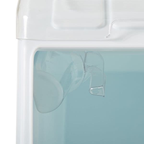 Rubbermaid Commercial Bulk Storage Bin, 42.8qt. w/Scoop and Lid - FG9G5800WHT