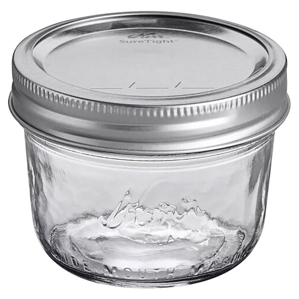 Kerr 500 Mason Jar, 0.5 pt Capacity, Glass, 12PK - 2139400