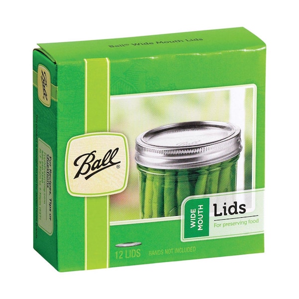 Ball Ball Wide Mouth Canning Lid 12 pk - 1440042050