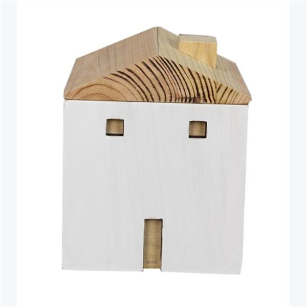 Youngs 6.7 in. Wood Canister with Cut-Out Window - 11669