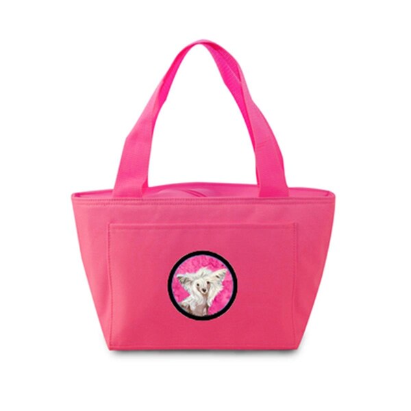Carolines Treasures Pink Chinese Crested Zippered Insulated School Washable And Stylish Lunch Bag Cooler - LH9392PK-8808