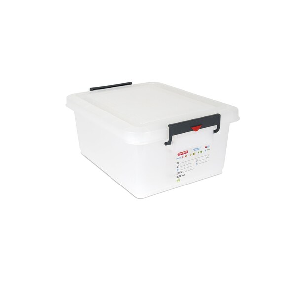 Araven FOOD BOX LARGE W/LID 10 GAL POLYPROPYLENE TRANSPARENT - 91173