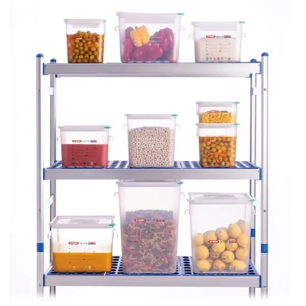 Araven Polycarbonate Airtight Square Container 6.3QT, 6PK - 31853