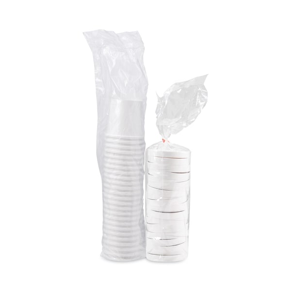Dart Flexstyle Double Poly Food Combo Pack, 16 oz, White, PK250 - KHB16A-2050