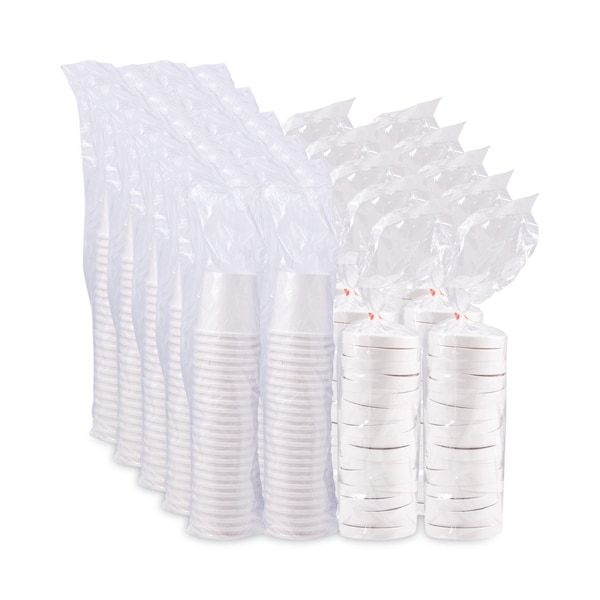 Dart Flexstyle Double Poly Food Combo Pack, 16 oz, White, PK250 - KHB16A-2050