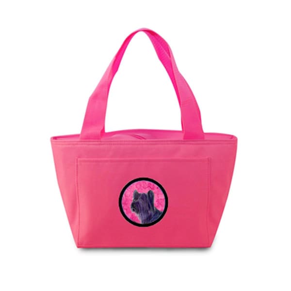 Carolines Treasures Pink Skye Terrier Zippered Insulated School Washable And Stylish Lunch Bag Cooler - SS4739-PK-8808